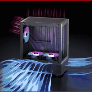 GLASS CASE +3 RGB FAN