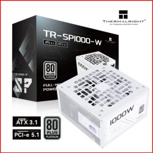 THERMALRIGHT 1000W 80 PLUS PLATINUM ATX 3.1 Full-Modular white