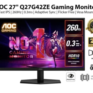 AOC 27 INCH 260 HZ IPS 0.3 MS 2K